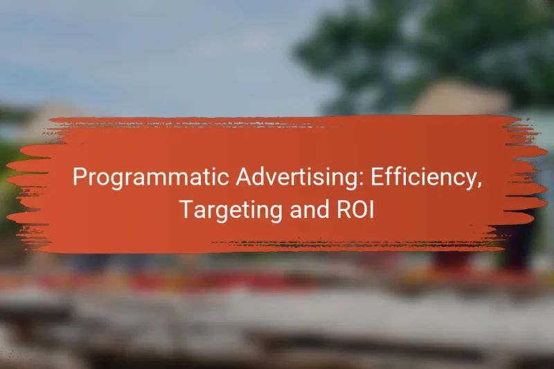 Publicidade Programática: Eficiência, Segmentação e ROI